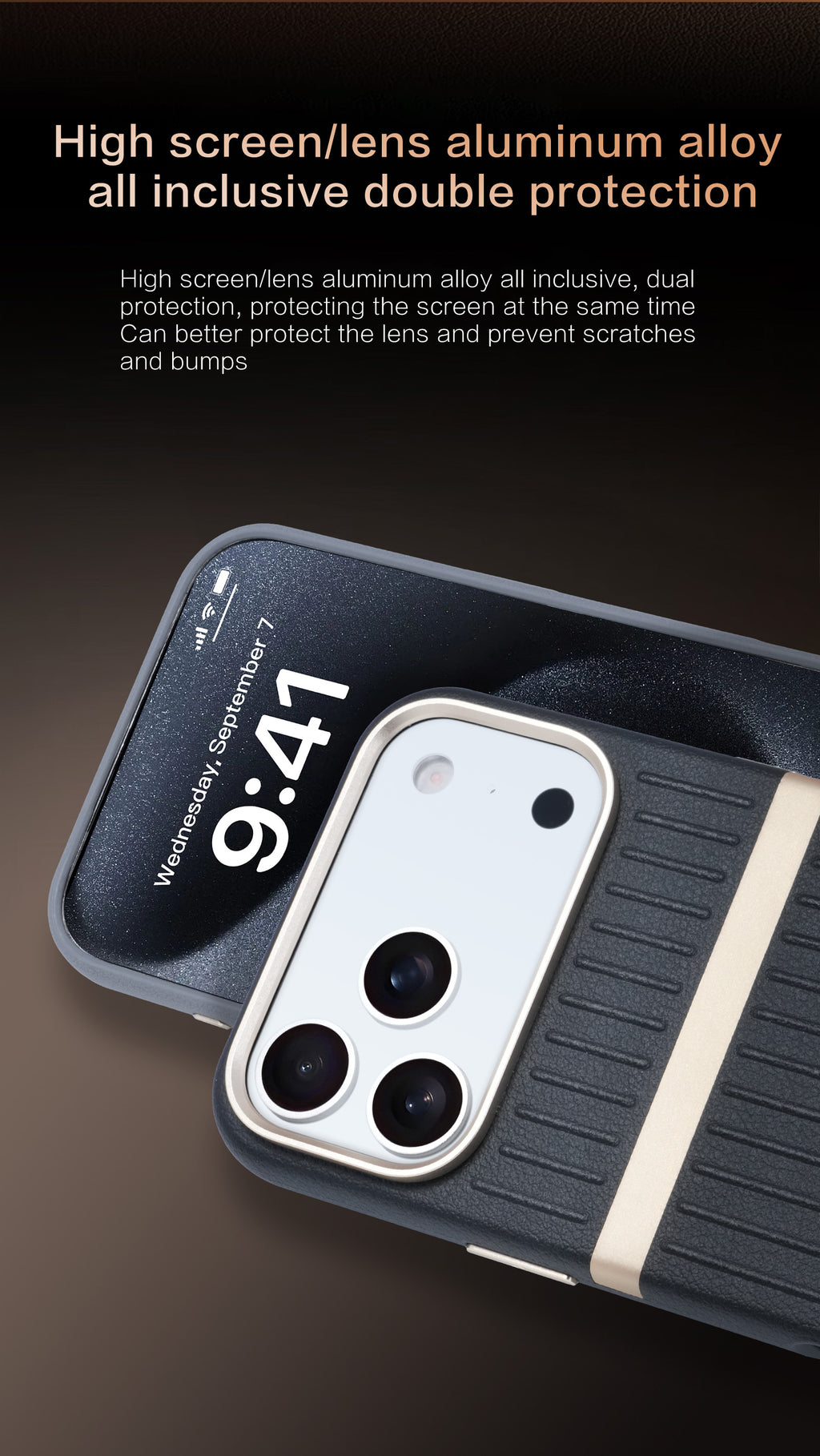 Sunyi Minimalist Luxe Series for iPhone Air 17 16 15 Pro Max | Ultra-Slim Shockproof Case with Premium Tactile Finish