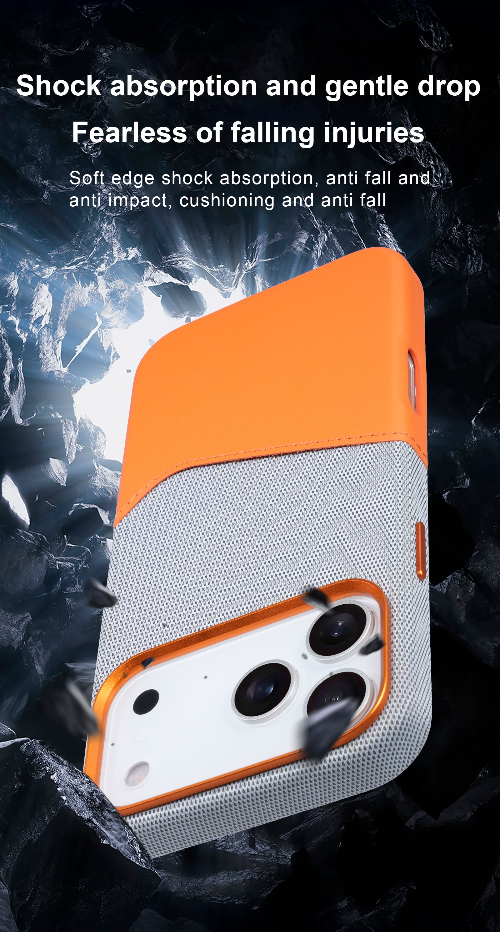 Sunyi Haute Couture Dual-Tone Magnetic Case for iPhone 17 Air 16 E 15 Pro Max Plus | Runway-Inspired Color Transition + Military-Grade Protection