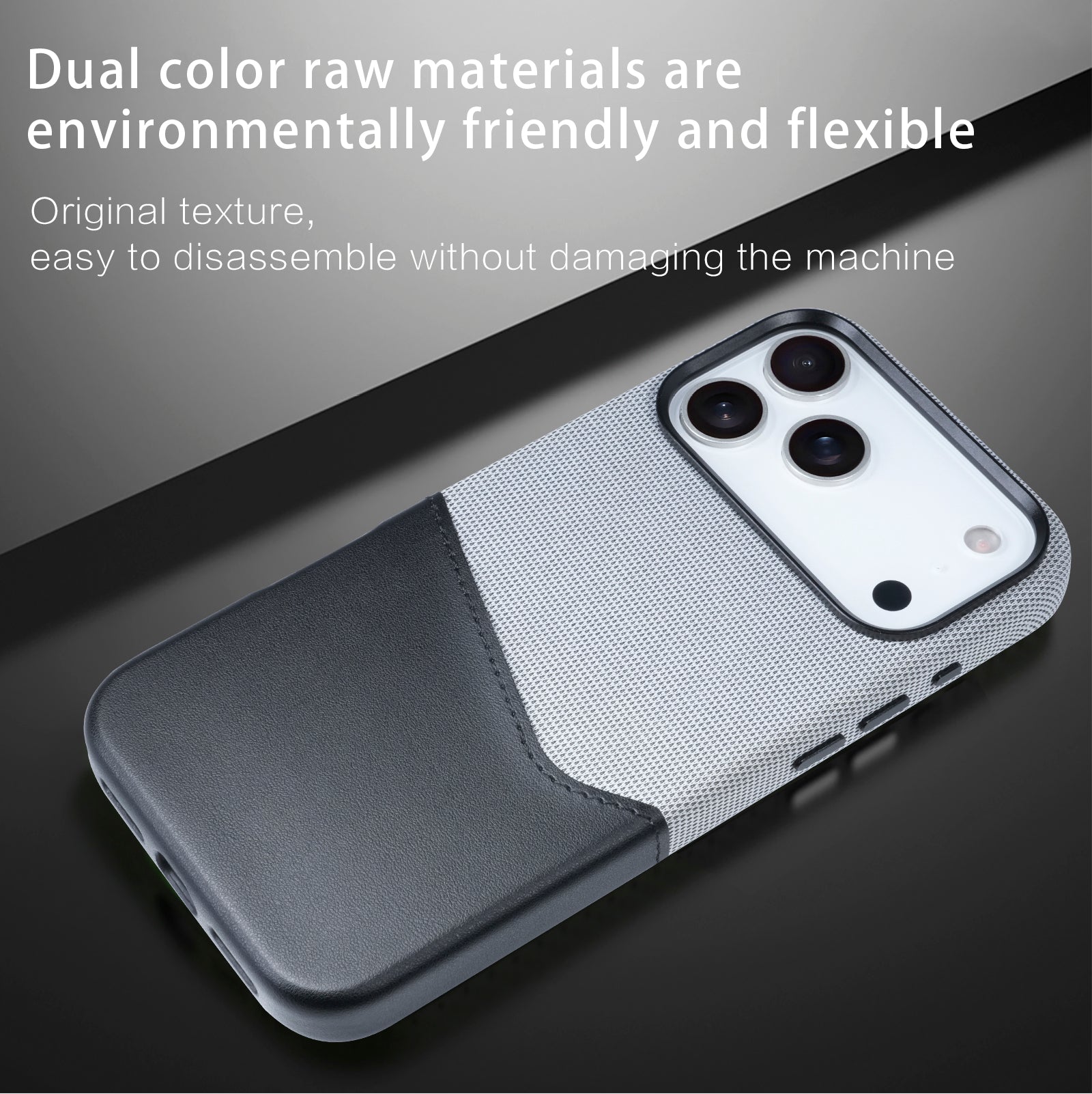 Sunyi Haute Couture Dual-Tone Magnetic Case for iPhone 17 Air 16 E 15 Pro Max Plus | Runway-Inspired Color Transition + Military-Grade Protection