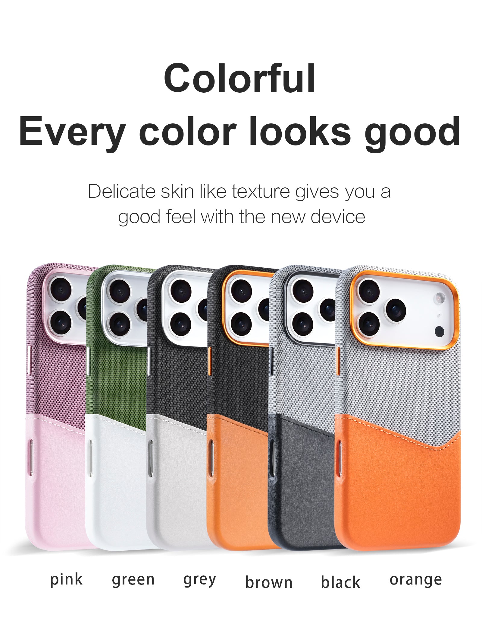 Sunyi Haute Couture Dual-Tone Magnetic Case for iPhone 17 Air 16 E 15 Pro Max Plus | Runway-Inspired Color Transition + Military-Grade Protection