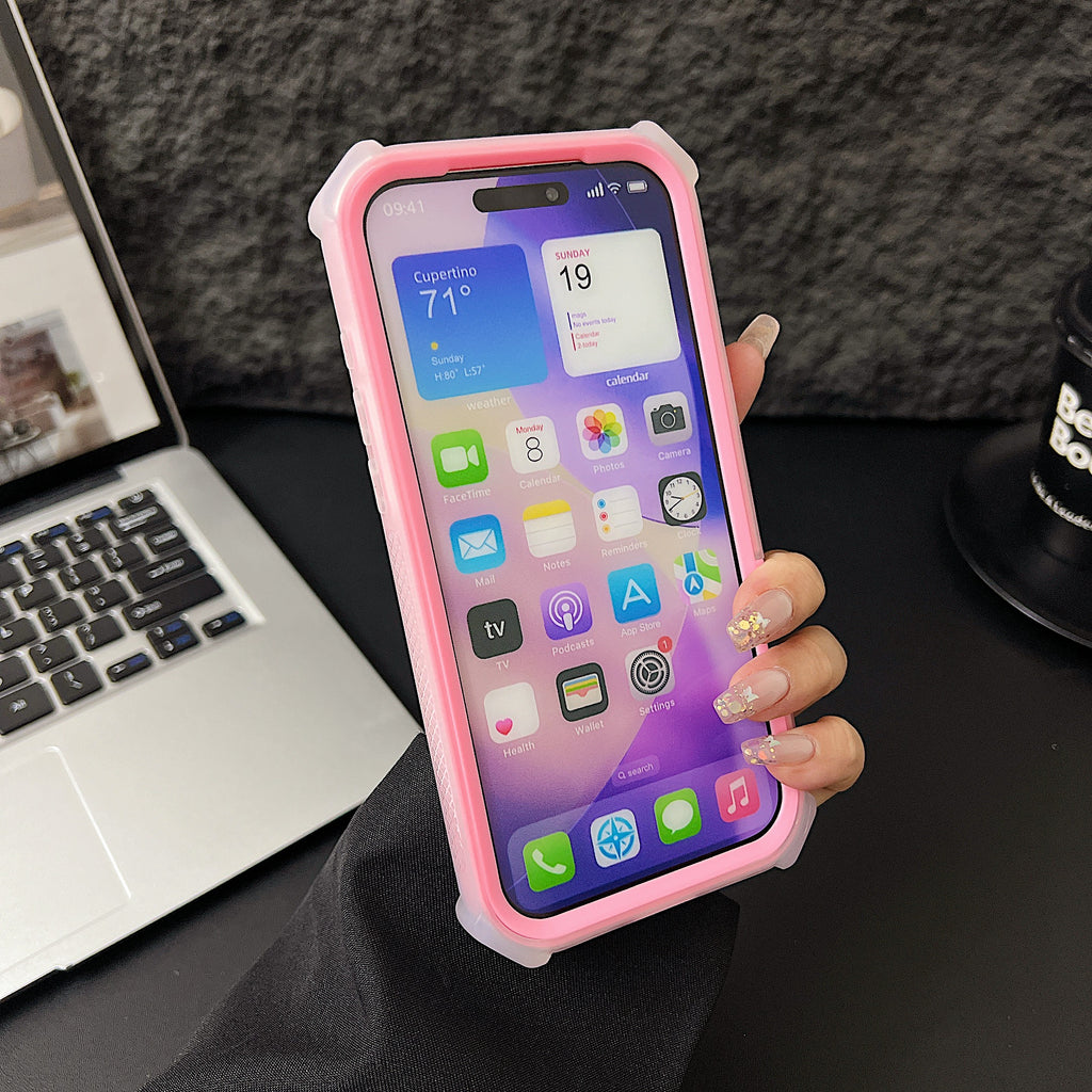 Sunyi MagiColor Pro for iPhone Air 15 16 17 Plus Pro Max | Thermochromic Magnetic Case with Military Protection - Trendy Macaron Palette