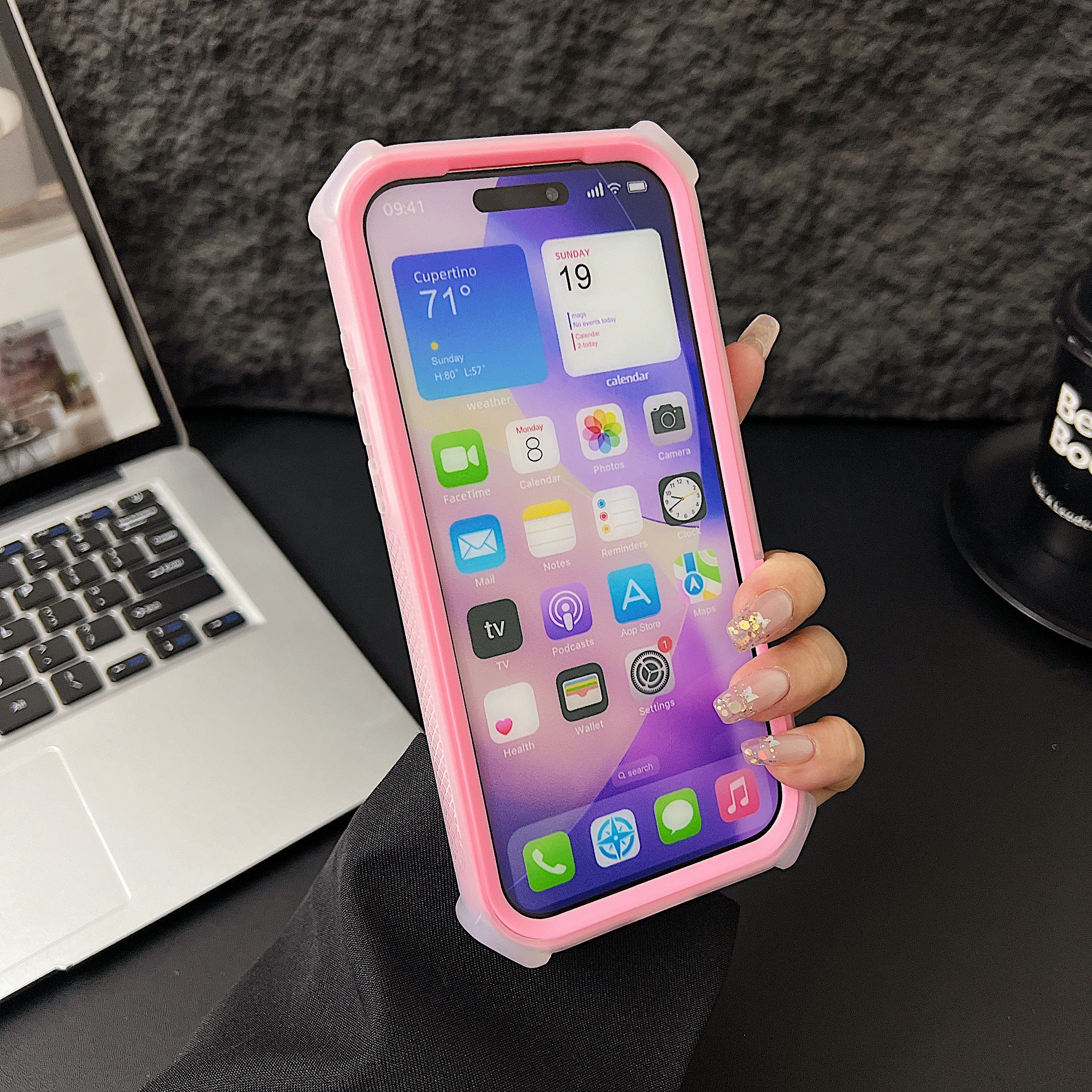 Sunyi MagiColor Pro for iPhone Air 15 16 17 Plus Pro Max | Thermochromic Magnetic Case with Military Protection - Trendy Macaron Palette