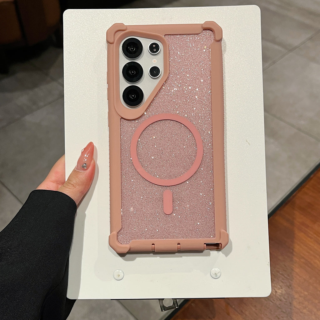 Sunyi Pro Armor Series for Samsung Galaxy S26/S25/S24 Ultra & Plus | Military-Grade Shockproof Case with Dustproof Charging Port Cover