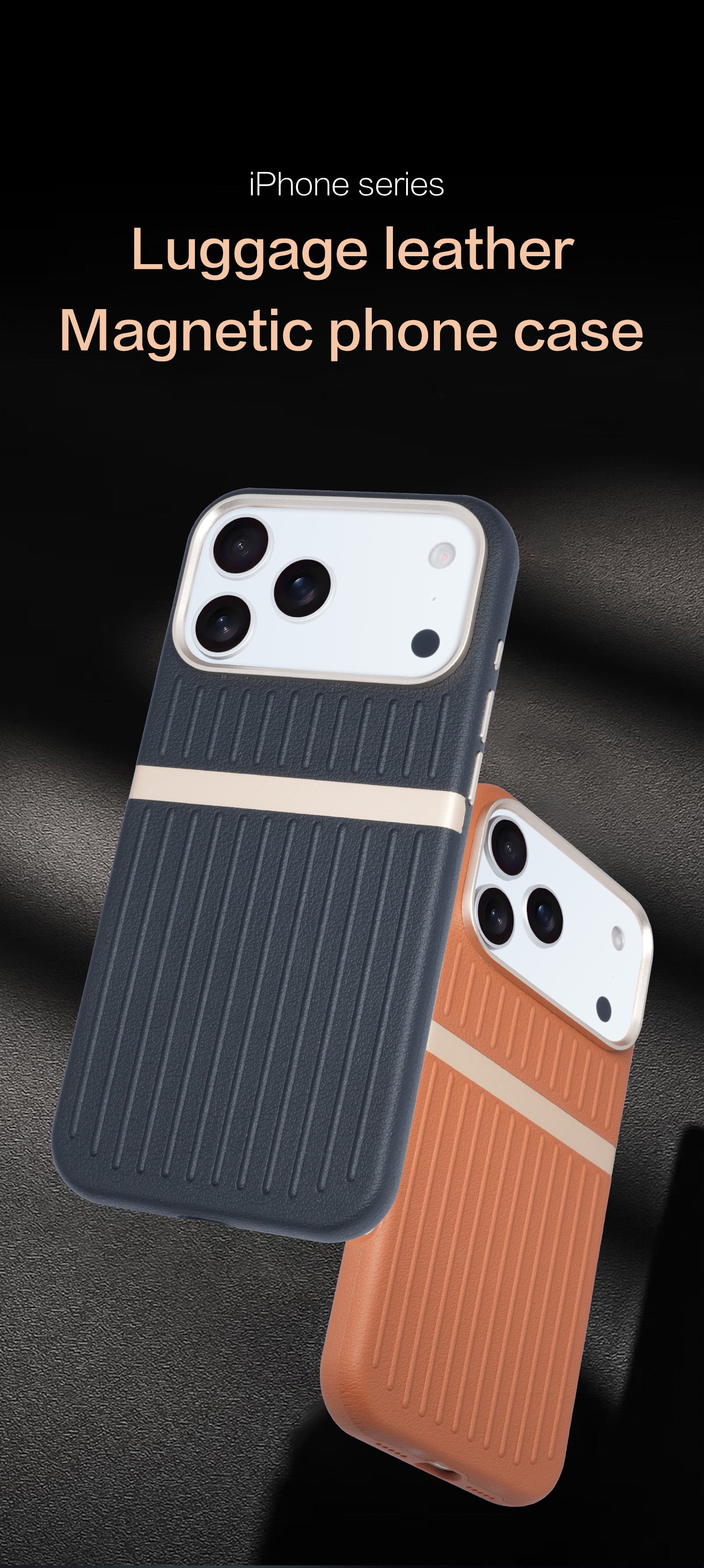 Sunyi Minimalist Luxe Series for iPhone Air 17 16 15 Pro Max | Ultra-Slim Shockproof Case with Premium Tactile Finish