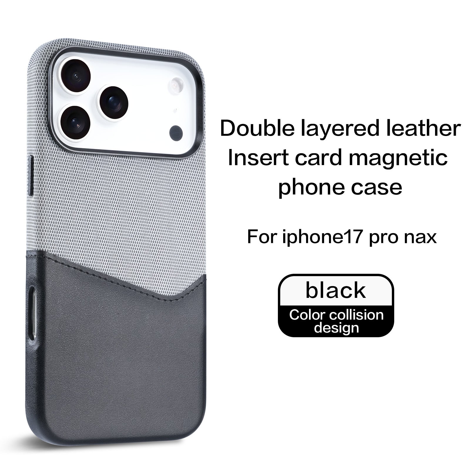 Sunyi Haute Couture Dual-Tone Magnetic Case for iPhone 17 Air 16 E 15 Pro Max Plus | Runway-Inspired Color Transition + Military-Grade Protection
