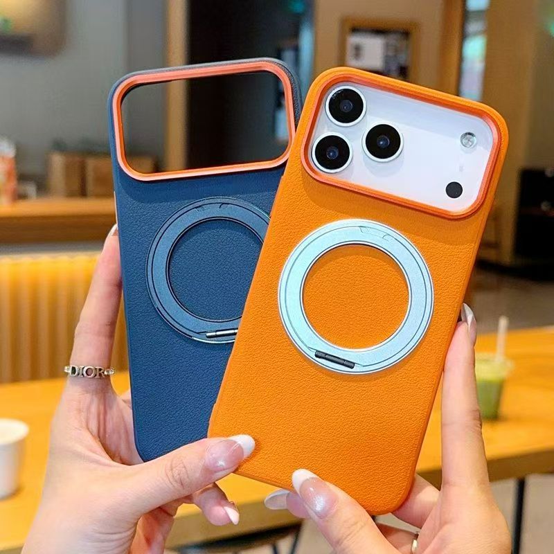 Sunyi For iPhone Air 17 Pro Max Rotating Stand Shockproof Case - Business Minimalist Design