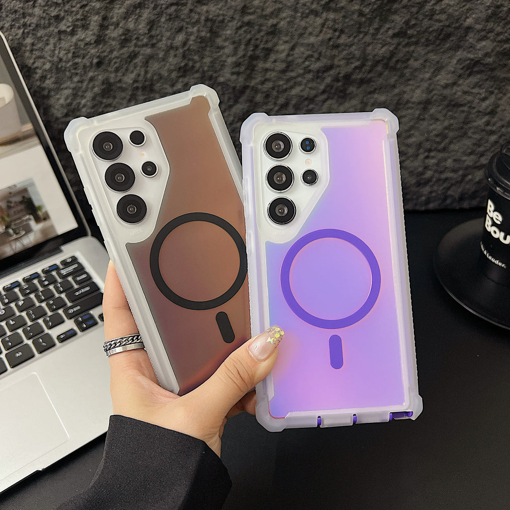 Sunyi MagiColor Series for Samsung Galaxy S26/S25/S24 Plus/Ultra | Thermochromic Magnetic Case with Shockproof Protection - Trendy Macaron Colors