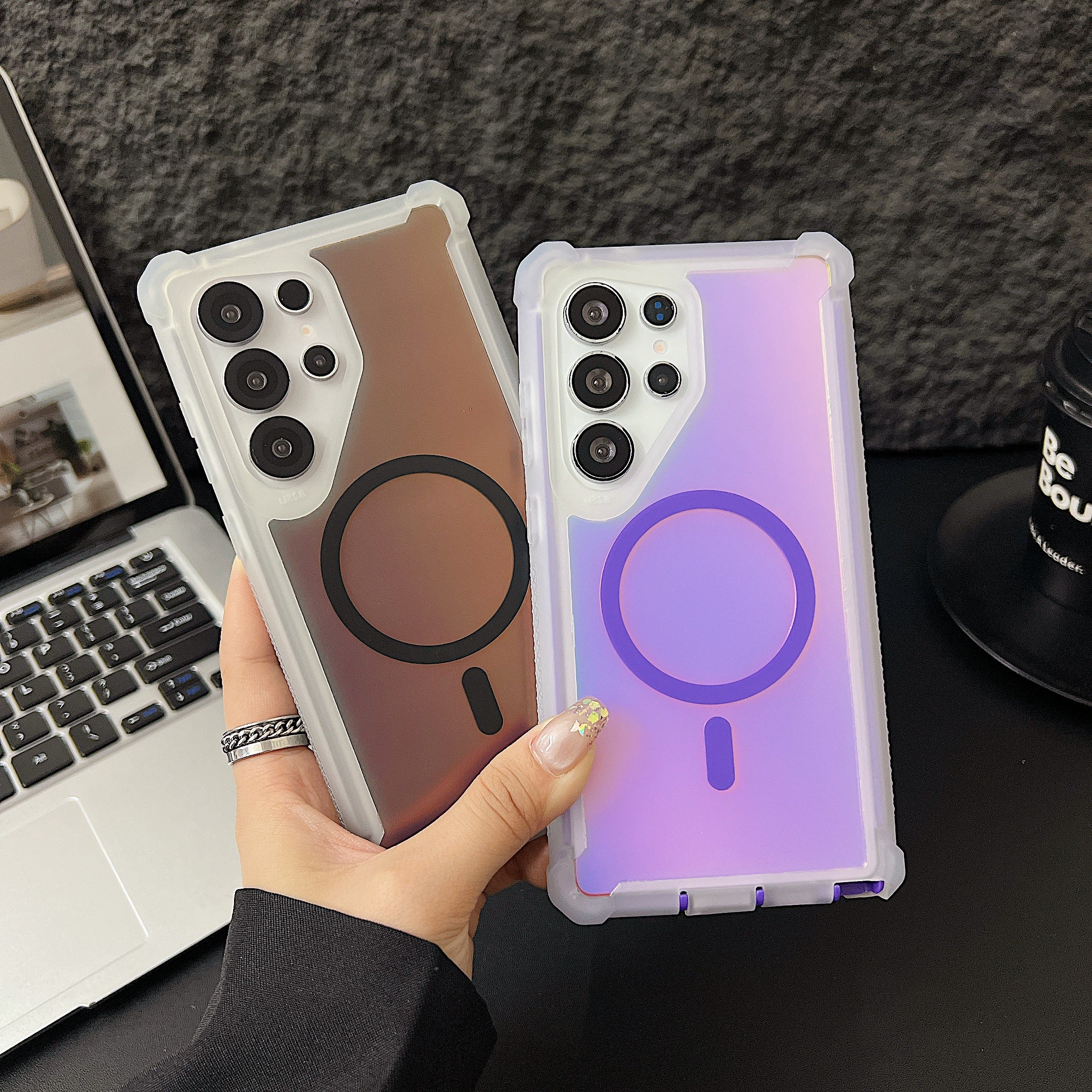 Sunyi MagiColor Series for Samsung Galaxy S26/S25/S24 Plus/Ultra | Thermochromic Magnetic Case with Shockproof Protection - Trendy Macaron Colors