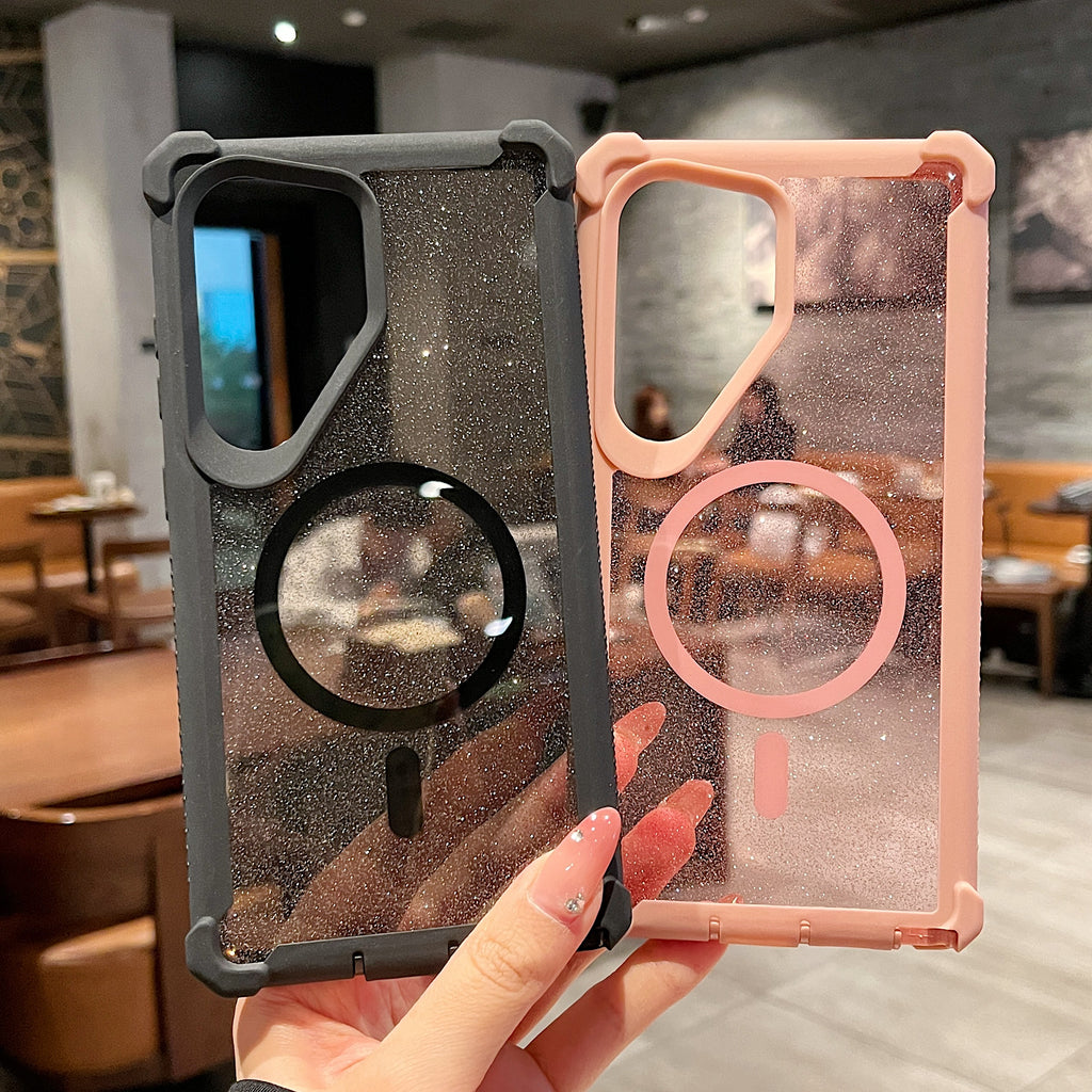 Sunyi Pro Armor Series for Samsung Galaxy S26/S25/S24 Ultra & Plus | Military-Grade Shockproof Case with Dustproof Charging Port Cover