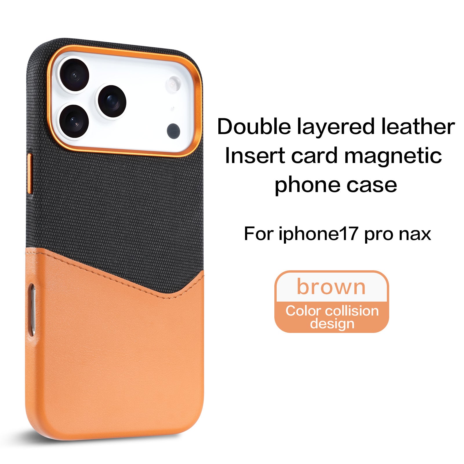 Sunyi Haute Couture Dual-Tone Magnetic Case for iPhone 17 Air 16 E 15 Pro Max Plus | Runway-Inspired Color Transition + Military-Grade Protection