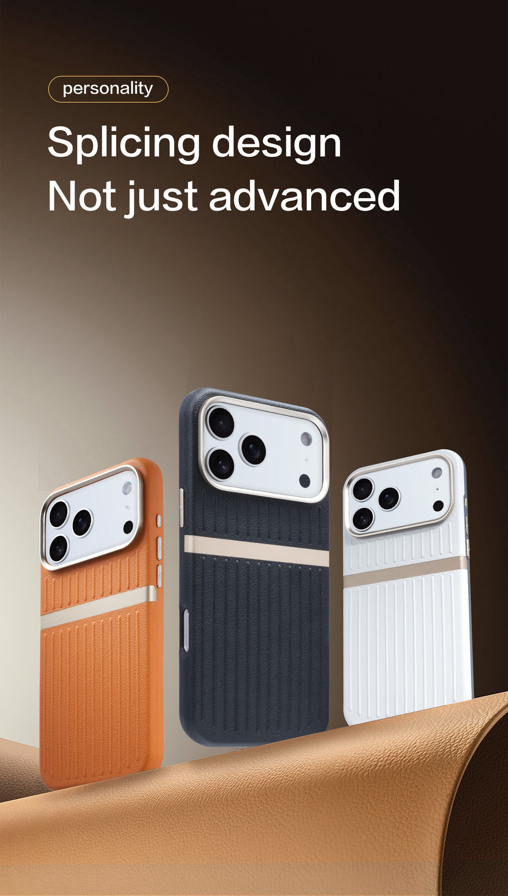 Sunyi Minimalist Luxe Series for iPhone Air 17 16 15 Pro Max | Ultra-Slim Shockproof Case with Premium Tactile Finish