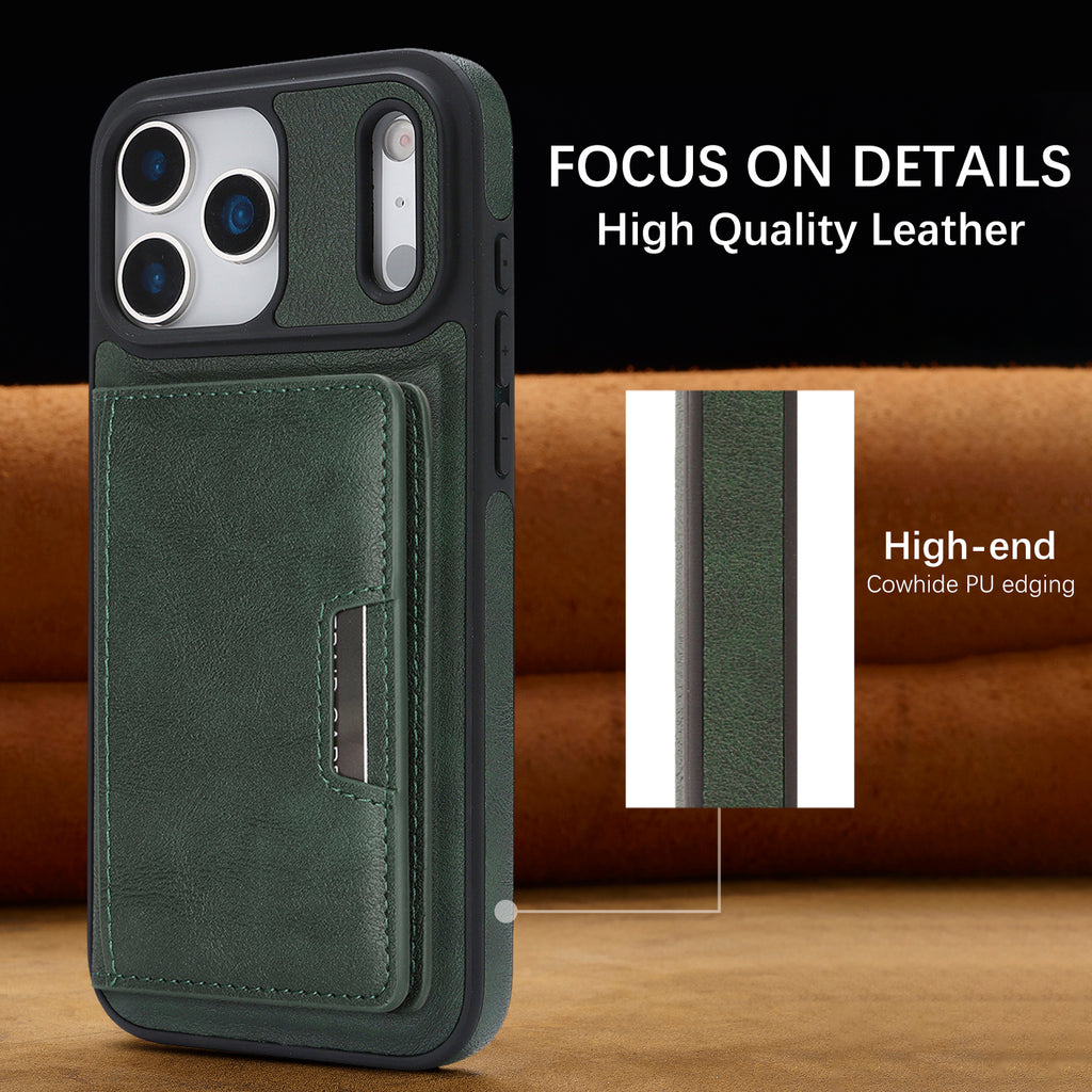 Sunyi Q Series C1 Two-in-One Magnetic Case iPhone Air 17 16E 16 15 Pro Max Plus Engineered with N52 Ring Magnet for Seamless MagSafe & Wireless Charging