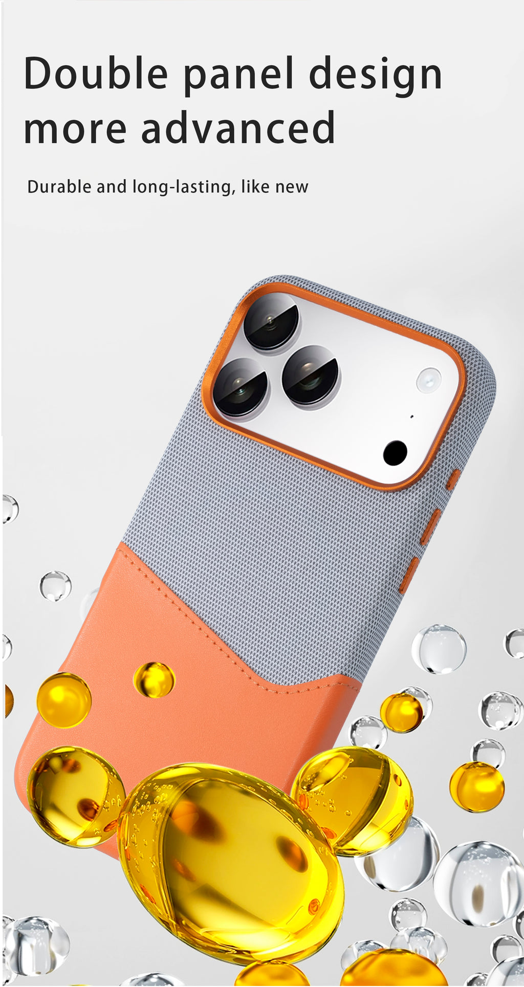 Sunyi Haute Couture Dual-Tone Magnetic Case for iPhone 17 Air 16 E 15 Pro Max Plus | Runway-Inspired Color Transition + Military-Grade Protection