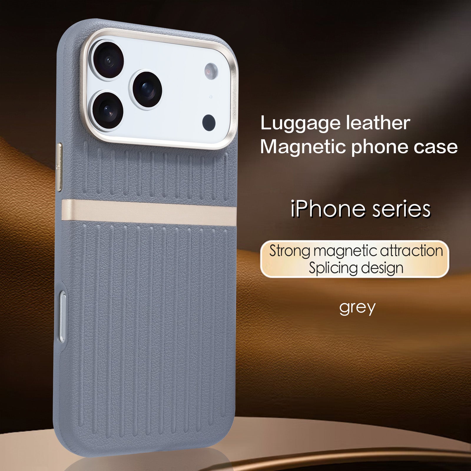 Sunyi Minimalist Luxe Series for iPhone Air 17 16 15 Pro Max | Ultra-Slim Shockproof Case with Premium Tactile Finish