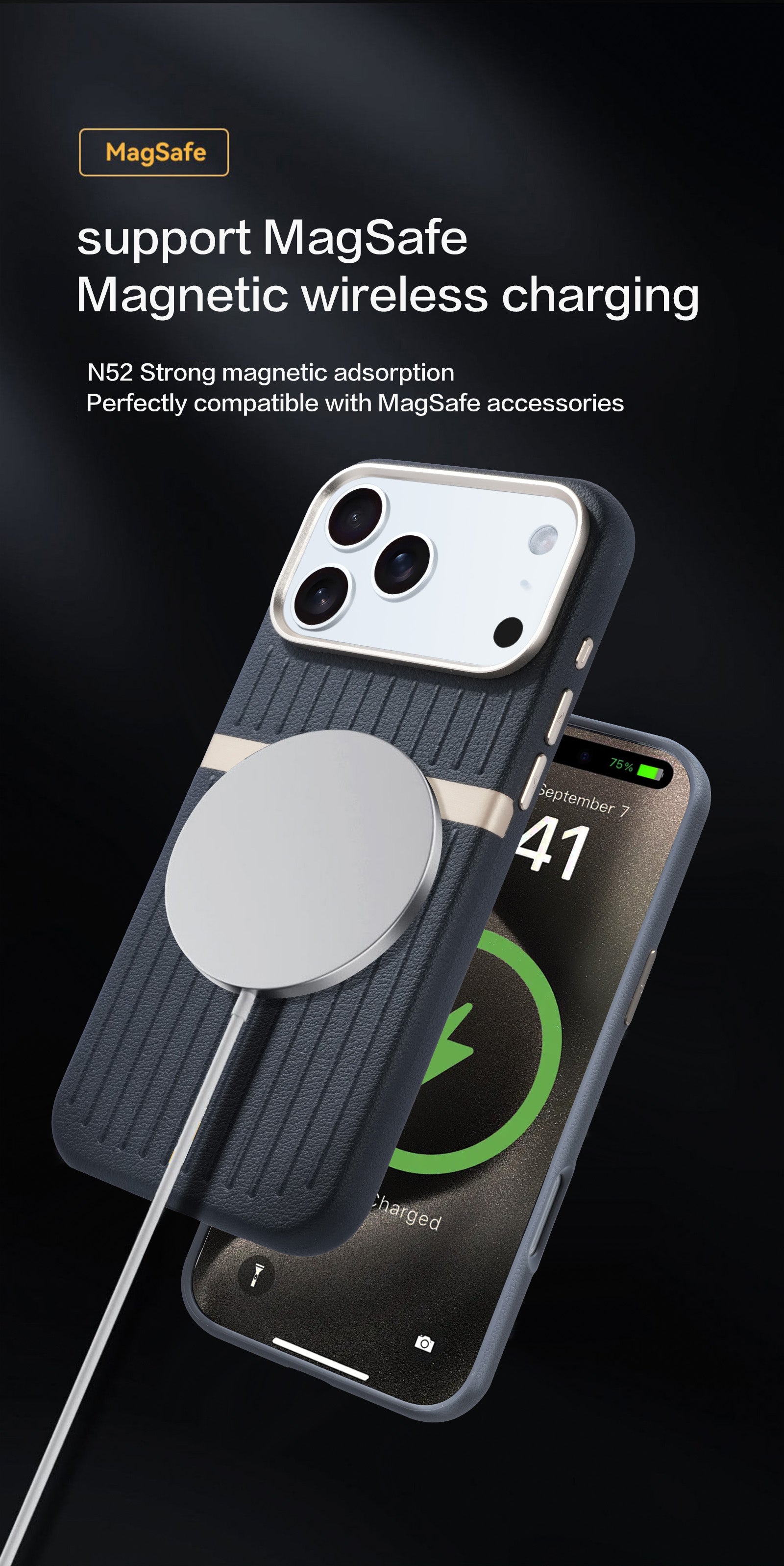 Sunyi Minimalist Luxe Series for iPhone Air 17 16 15 Pro Max | Ultra-Slim Shockproof Case with Premium Tactile Finish