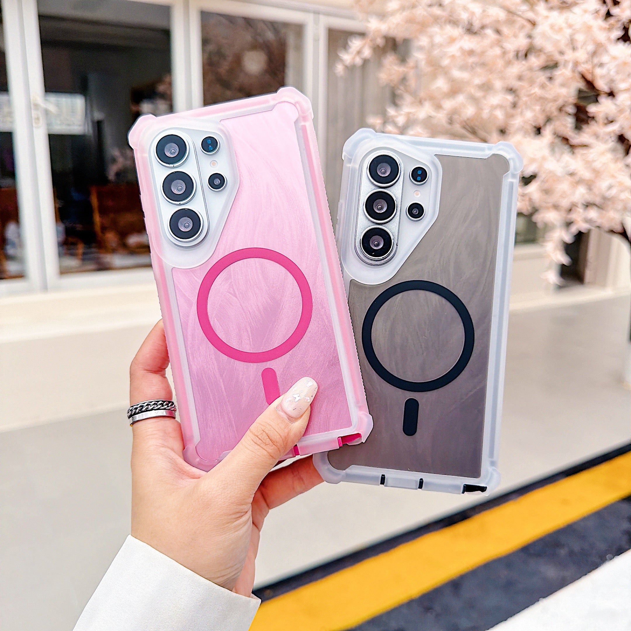 Sunyi Shockproof MagSafe Case for Samsung Galaxy S26 / S26 Plus / S26 Ultra | Dual Layer Heavy Duty Protection, Anti-Yellowing, Stylish Brushed Texture, Slim & Durable