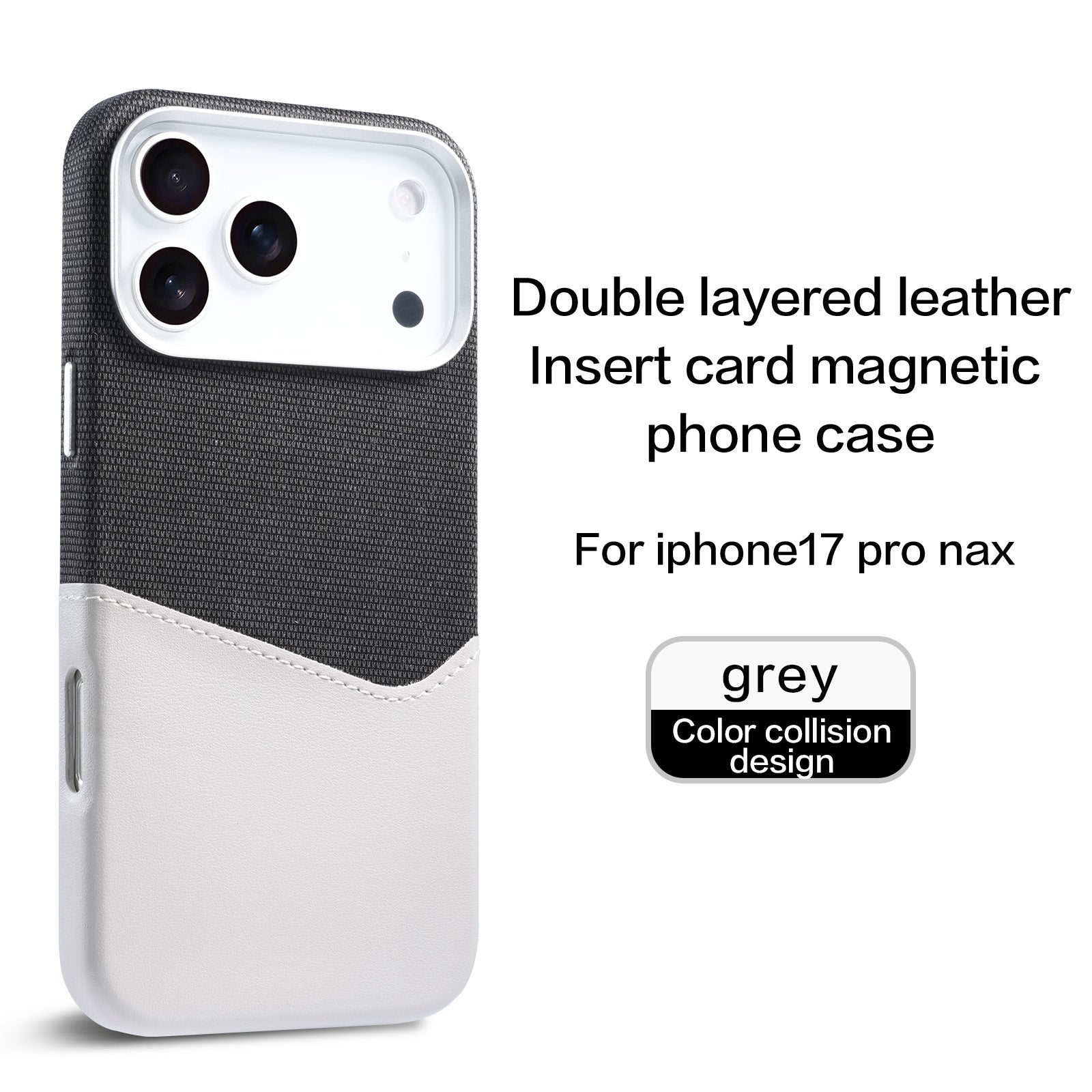 Sunyi Haute Couture Dual-Tone Magnetic Case for iPhone 17 Air 16 E 15 Pro Max Plus | Runway-Inspired Color Transition + Military-Grade Protection