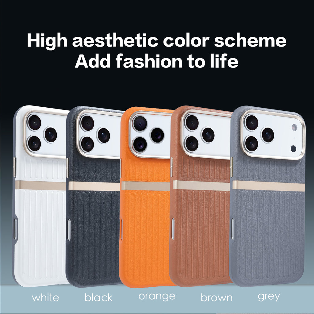 Sunyi Minimalist Luxe Series for iPhone Air 17 16 15 Pro Max | Ultra-Slim Shockproof Case with Premium Tactile Finish