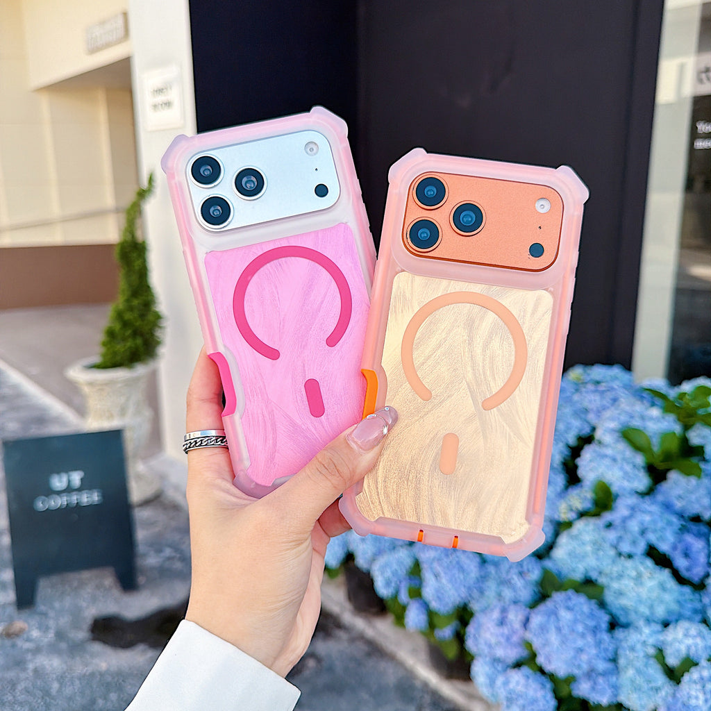 Sunyi Shockproof MagSafe Case for iPhone 17 / 17 Pro / 17 Pro Max | Dual Layer Heavy Duty Protection, Anti-Yellowing, Stylish Brushed Texture, Slim & Durable