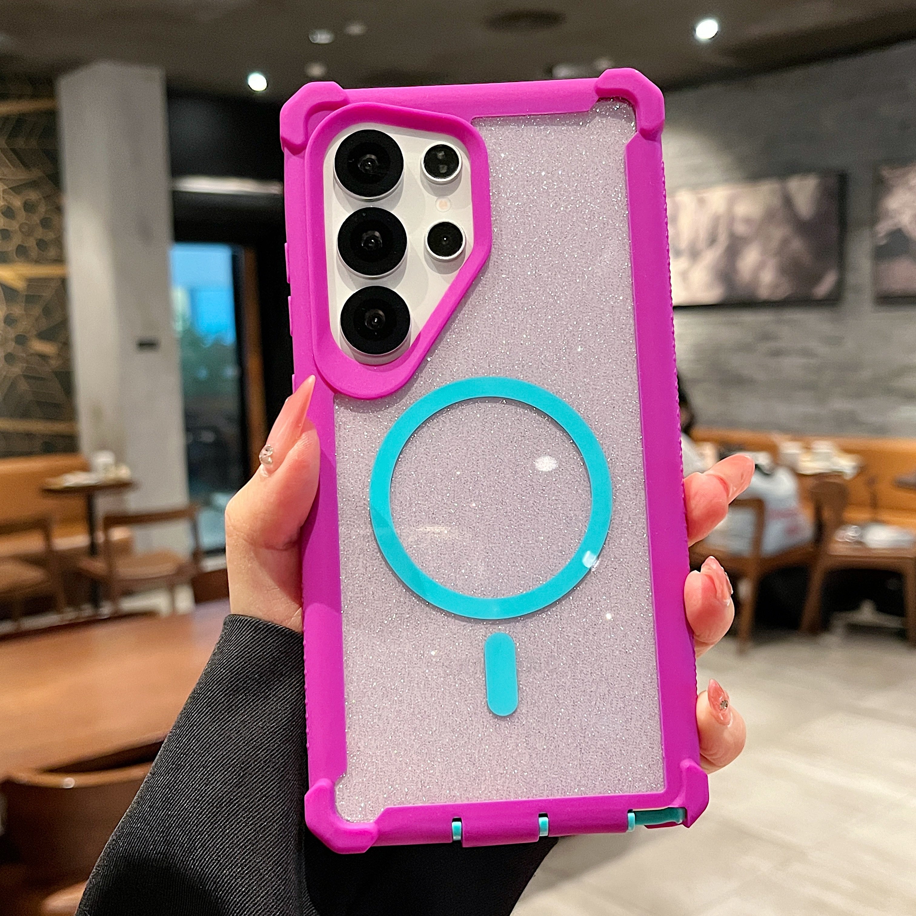 Sunyi Pro Armor Series for Samsung Galaxy S26/S25/S24 Ultra & Plus | Military-Grade Shockproof Case with Dustproof Charging Port Cover