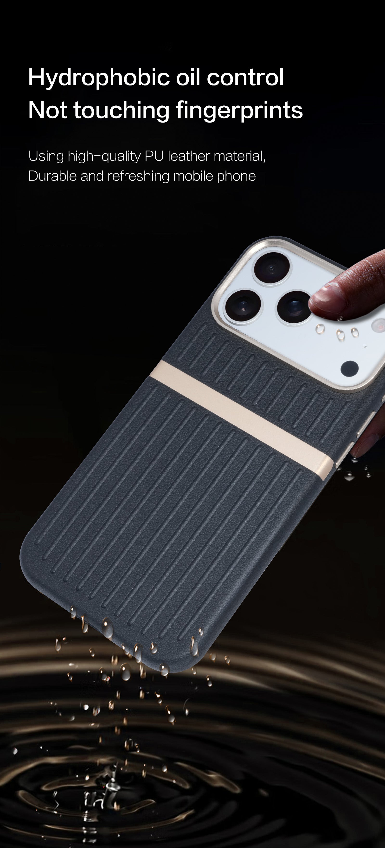 Sunyi Minimalist Luxe Series for iPhone Air 17 16 15 Pro Max | Ultra-Slim Shockproof Case with Premium Tactile Finish