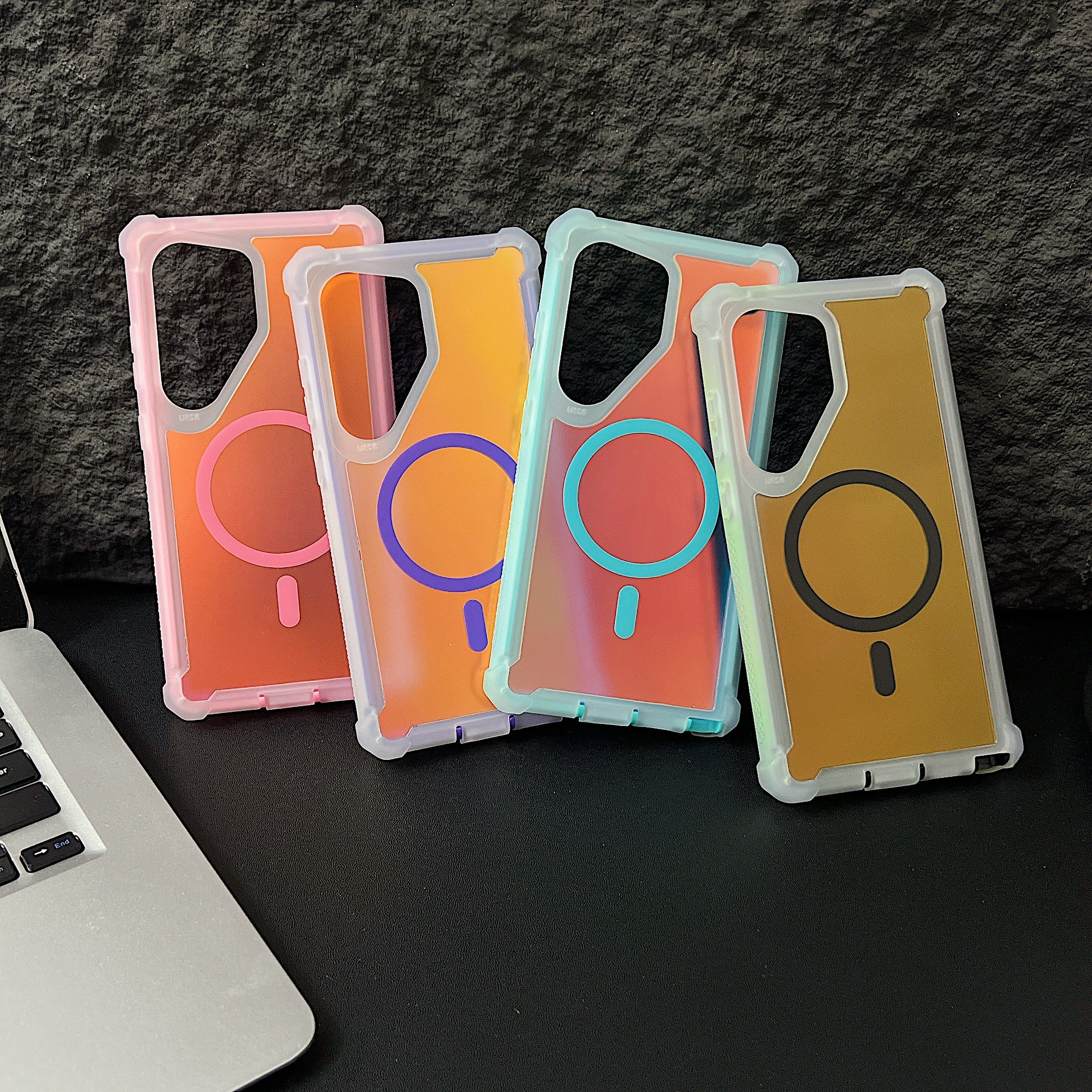 Sunyi MagiColor Series for Samsung Galaxy S26/S25/S24 Plus/Ultra | Thermochromic Magnetic Case with Shockproof Protection - Trendy Macaron Colors