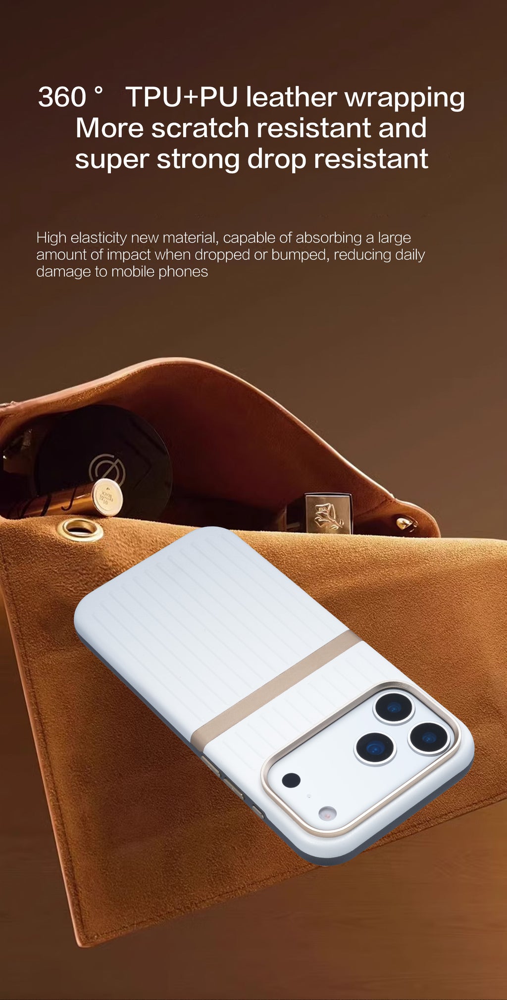 Sunyi Minimalist Luxe Series for iPhone Air 17 16 15 Pro Max | Ultra-Slim Shockproof Case with Premium Tactile Finish