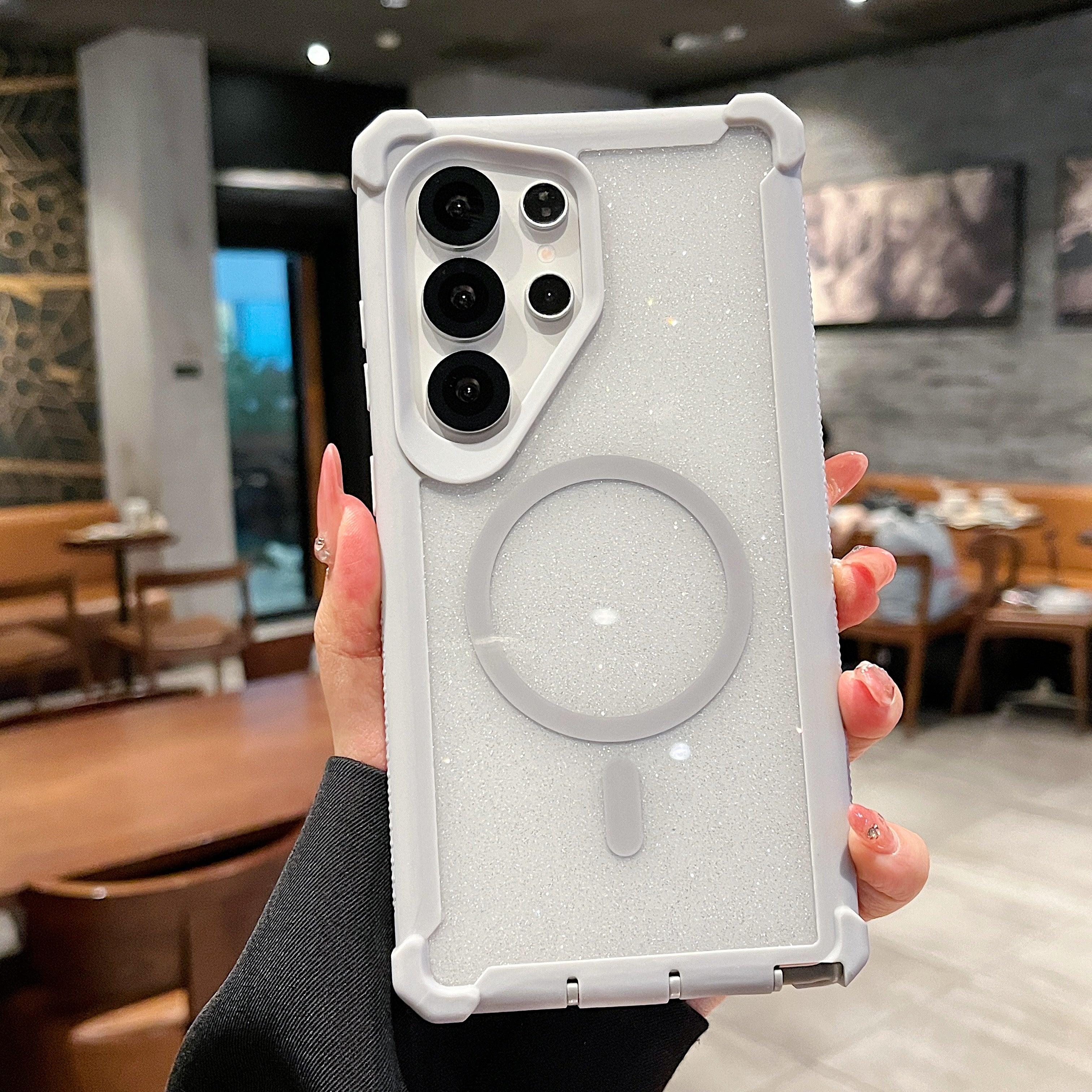 Sunyi Pro Armor Series for Samsung Galaxy S26/S25/S24 Ultra & Plus | Military-Grade Shockproof Case with Dustproof Charging Port Cover