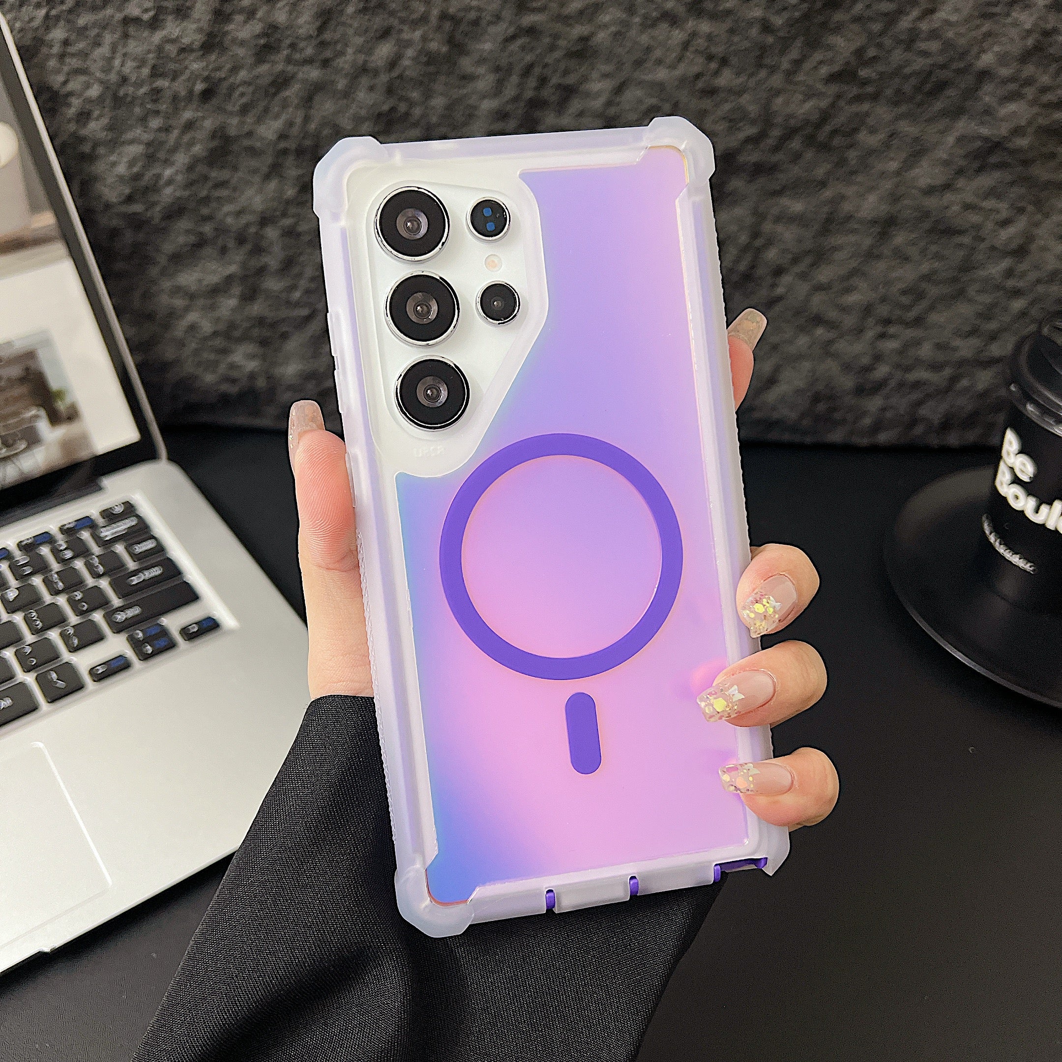 Sunyi MagiColor Series for Samsung Galaxy S26/S25/S24 Plus/Ultra | Thermochromic Magnetic Case with Shockproof Protection - Trendy Macaron Colors