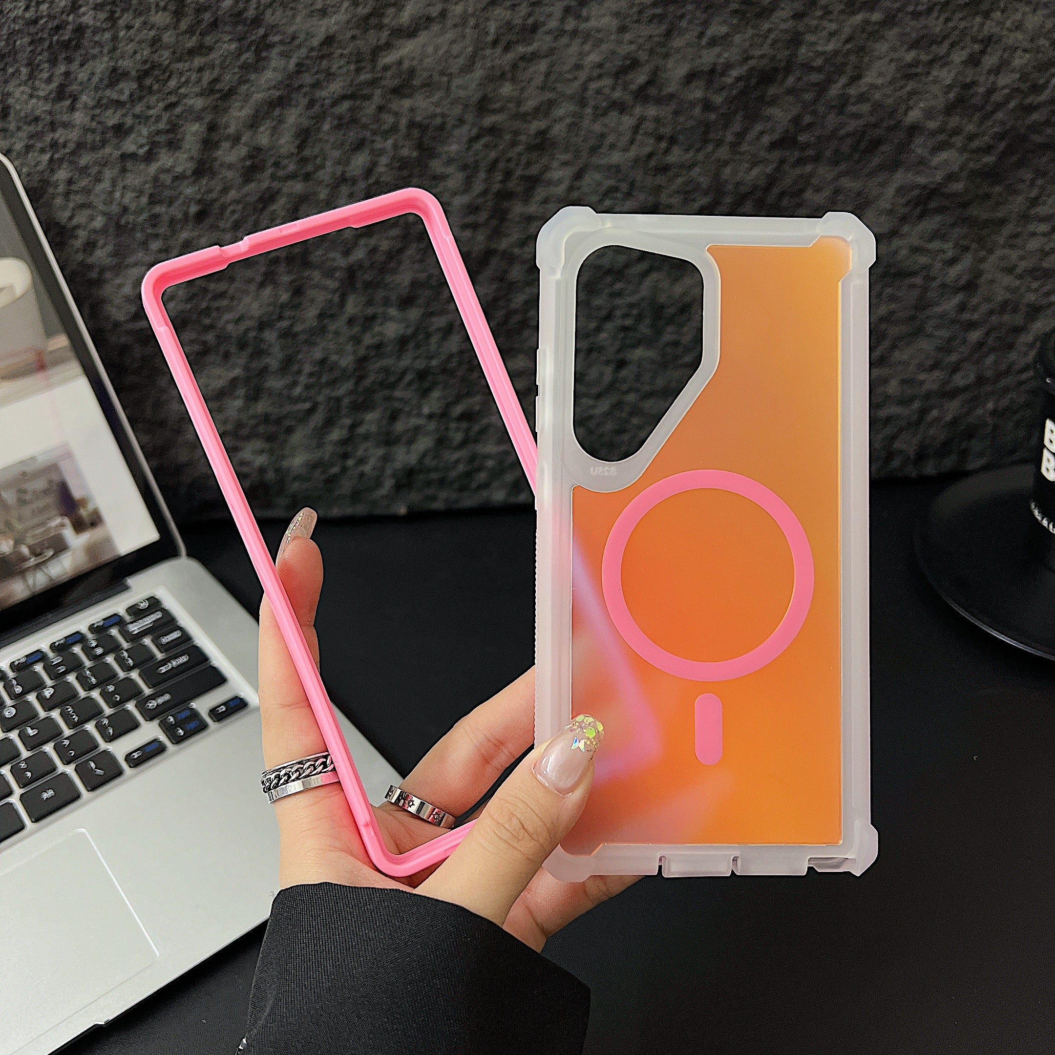 Sunyi MagiColor Series for Samsung Galaxy S26/S25/S24 Plus/Ultra | Thermochromic Magnetic Case with Shockproof Protection - Trendy Macaron Colors