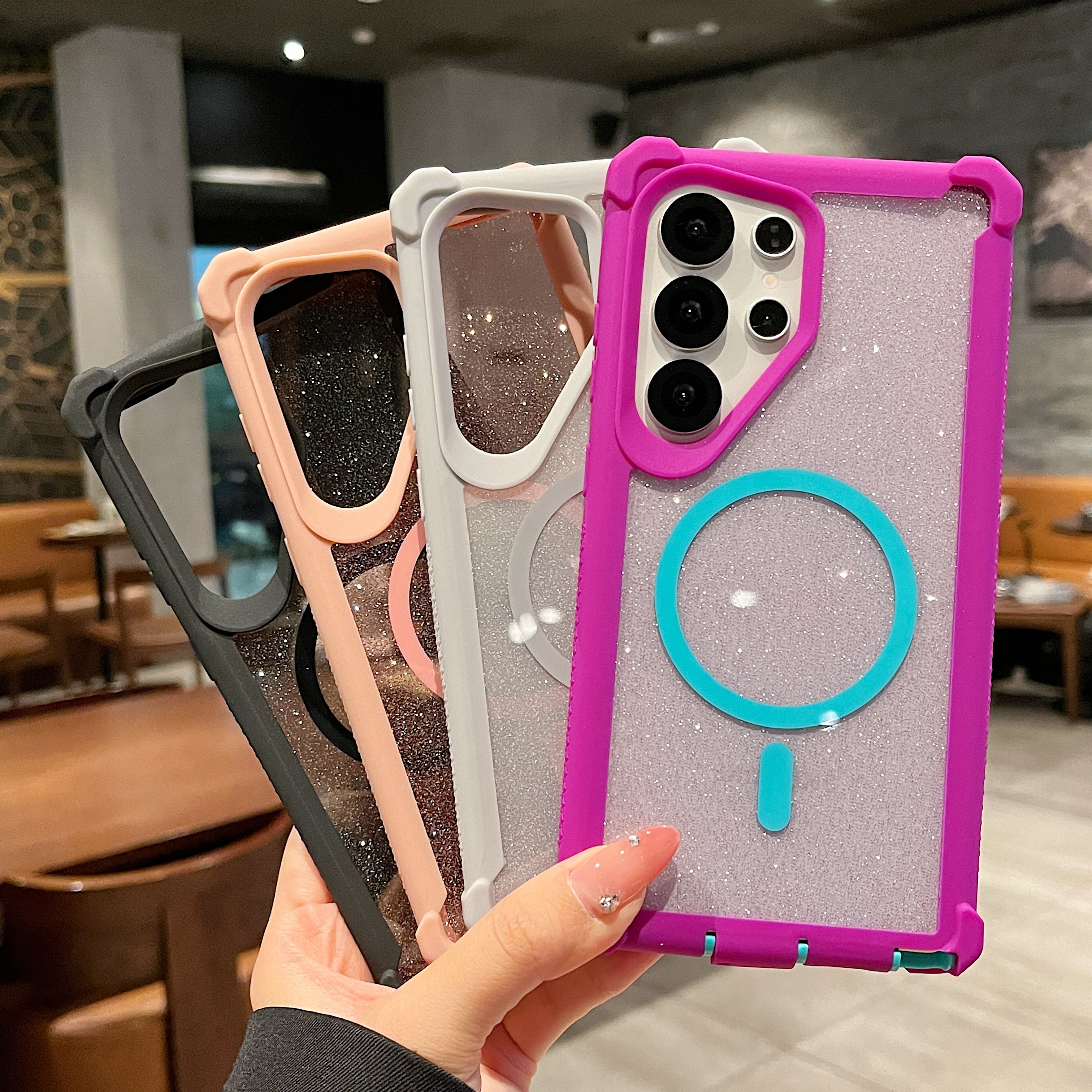 Sunyi Pro Armor Series for Samsung Galaxy S26/S25/S24 Ultra & Plus | Military-Grade Shockproof Case with Dustproof Charging Port Cover