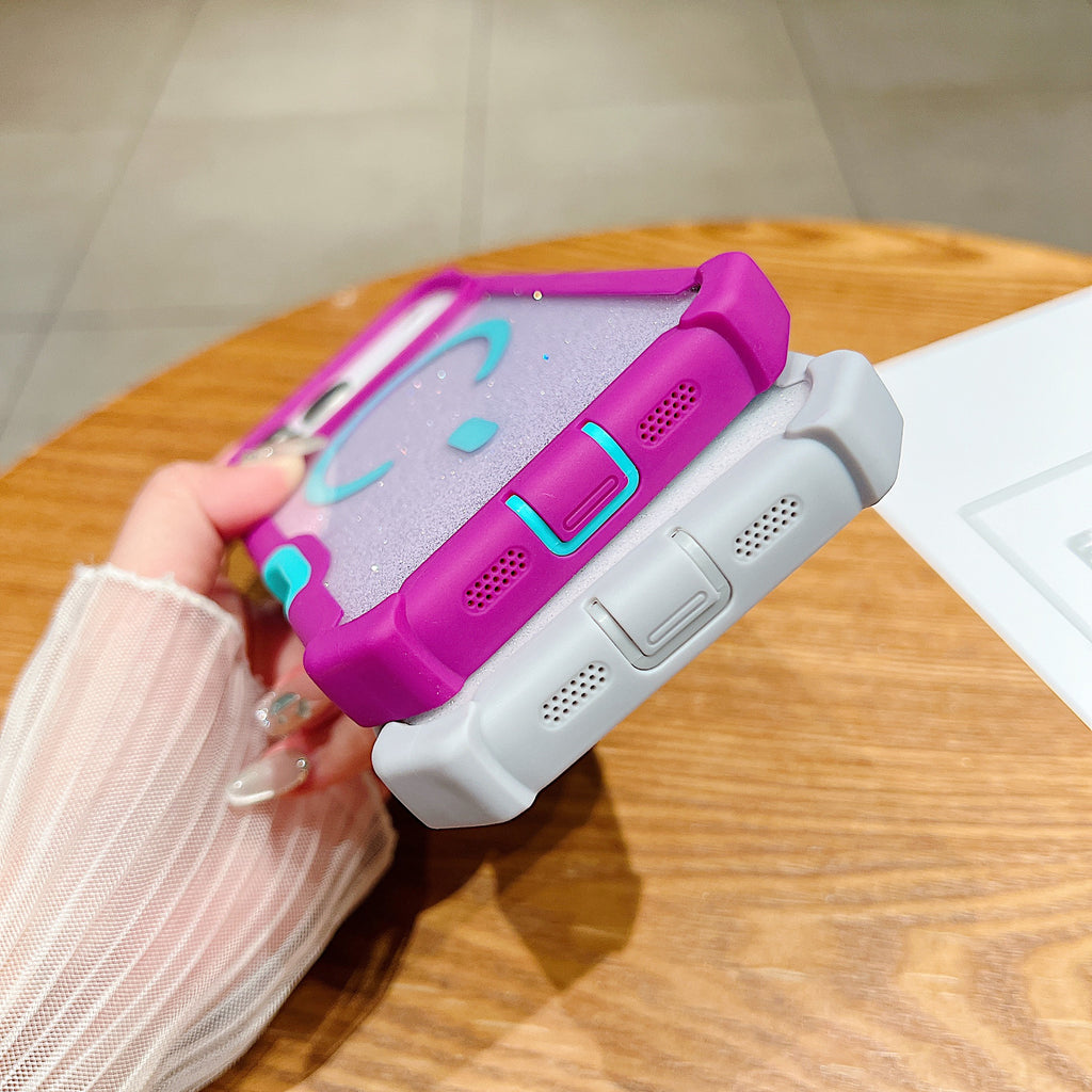 Sunyi Magnetic-Compatible iPhone Case for iPhone Air 17 16 15 Pro Max Plus – Dual-Layer Protective Cover with MagSafe Support