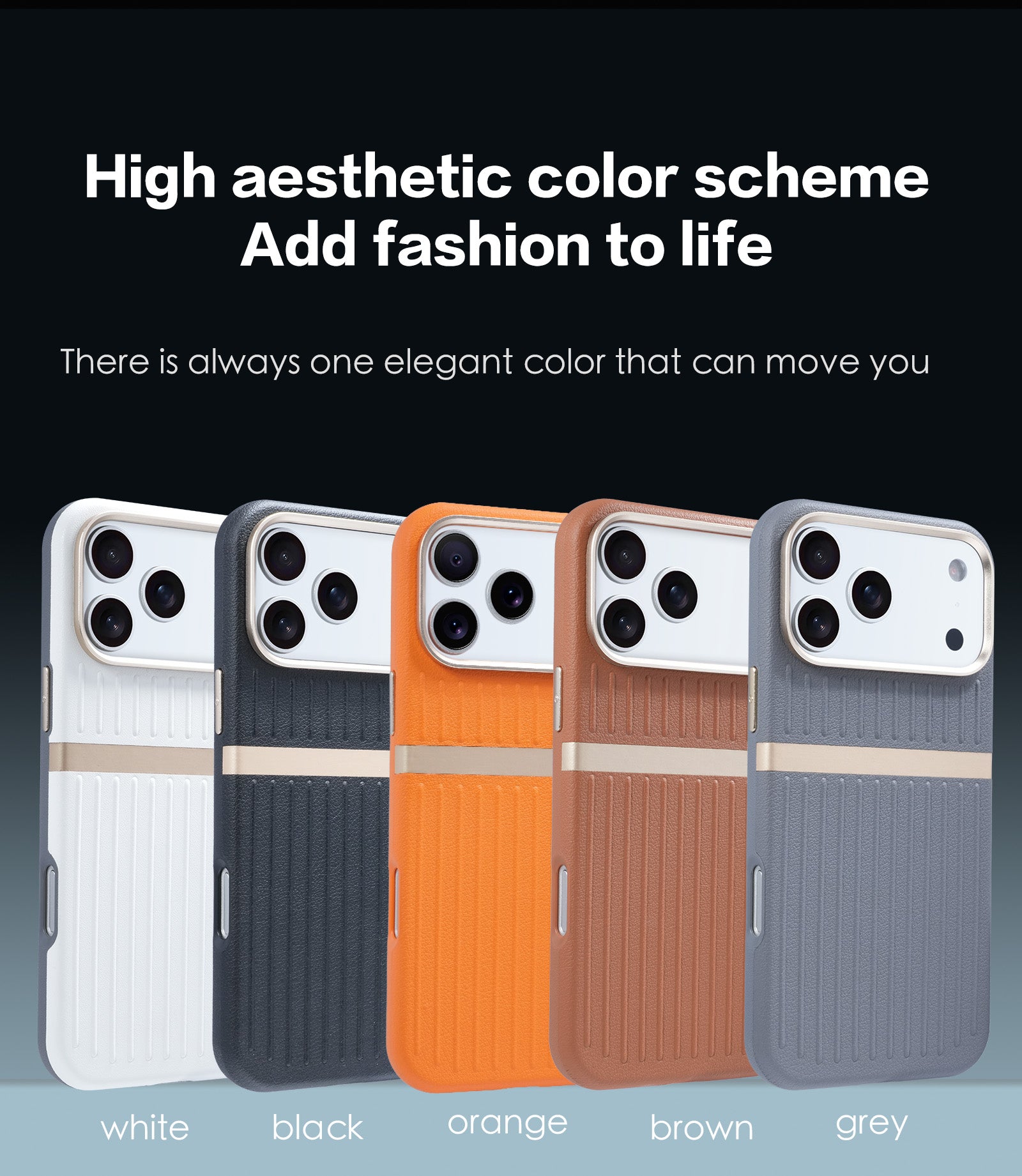 Sunyi Minimalist Luxe Series for iPhone Air 17 16 15 Pro Max | Ultra-Slim Shockproof Case with Premium Tactile Finish