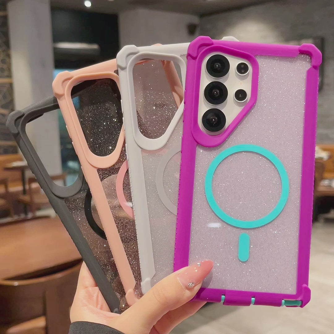 Sunyi Pro Armor Series for Samsung Galaxy S26/S25/S24 Ultra & Plus | Military-Grade Shockproof Case with Dustproof Charging Port Cover